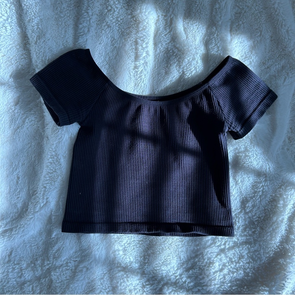Ribbed crop top